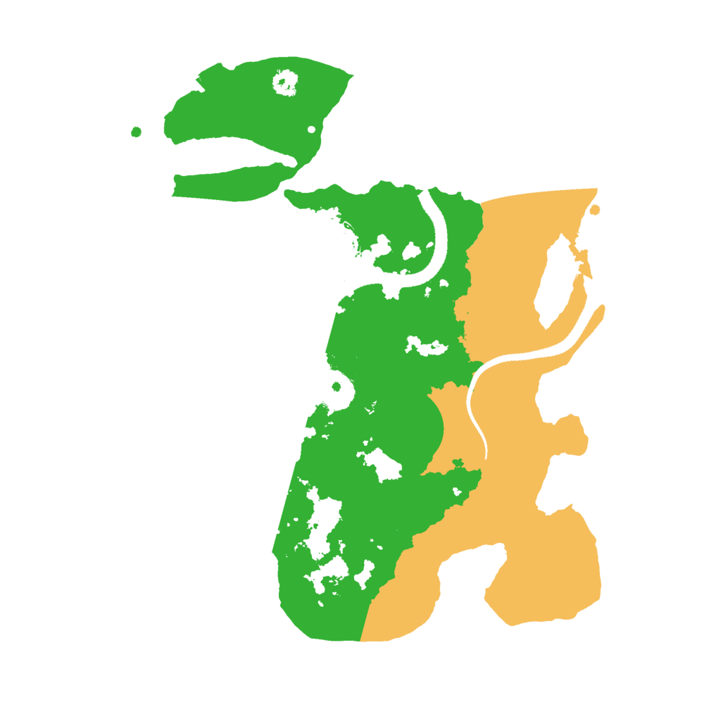 Biome Rust Map: Procedural Map, Size: 2800, Seed: 4092018