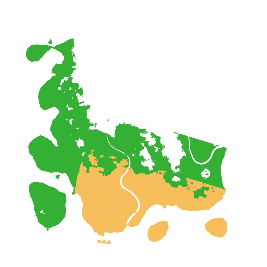 Biome Rust Map: Procedural Map, Size: 3000, Seed: 1441235765
