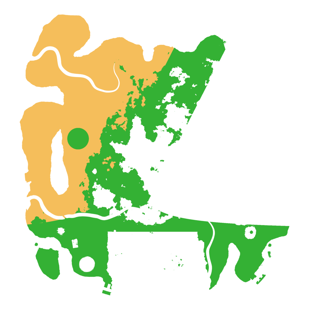 Biome Rust Map: Procedural Map, Size: 3800, Seed: 75319268