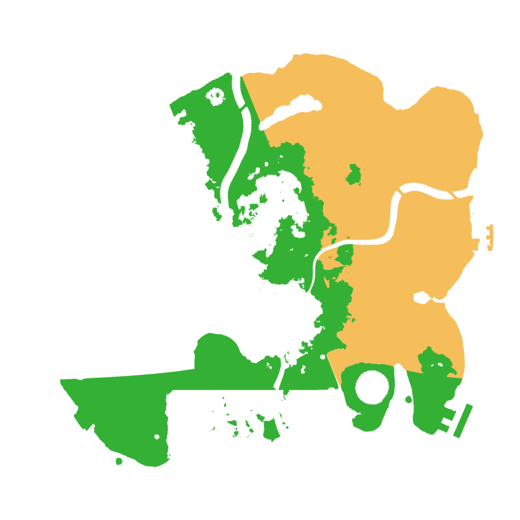 Biome Rust Map: Procedural Map, Size: 3000, Seed: 1364282047