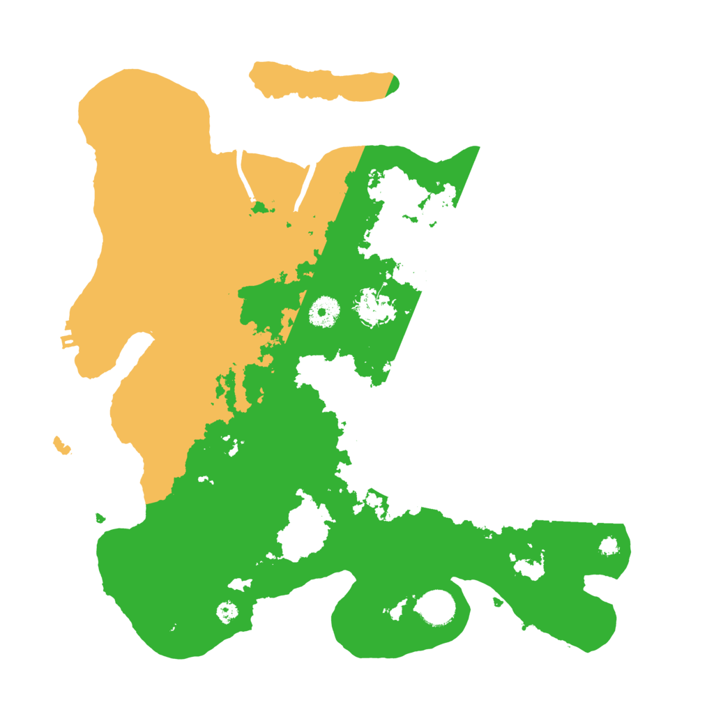 Biome Rust Map: Procedural Map, Size: 3500, Seed: 75037606