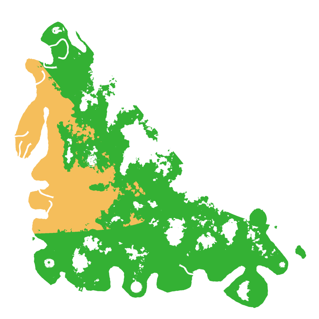 Biome Rust Map: Procedural Map, Size: 5000, Seed: 321363437