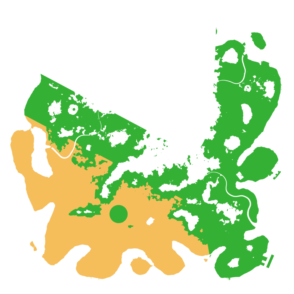 Biome Rust Map: Procedural Map, Size: 4300, Seed: 1453089161