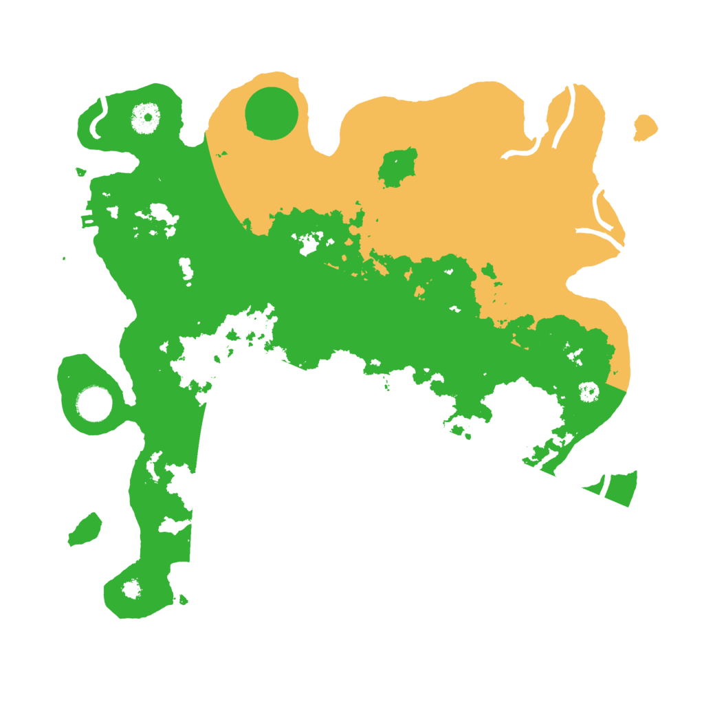 Biome Rust Map: Procedural Map, Size: 3500, Seed: 49735362