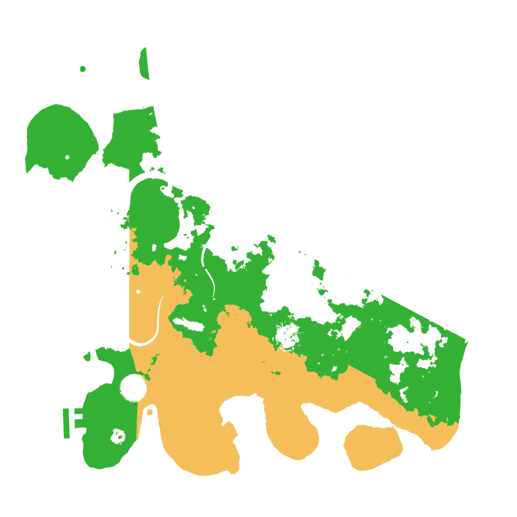 Biome Rust Map: Procedural Map, Size: 3500, Seed: 88388920