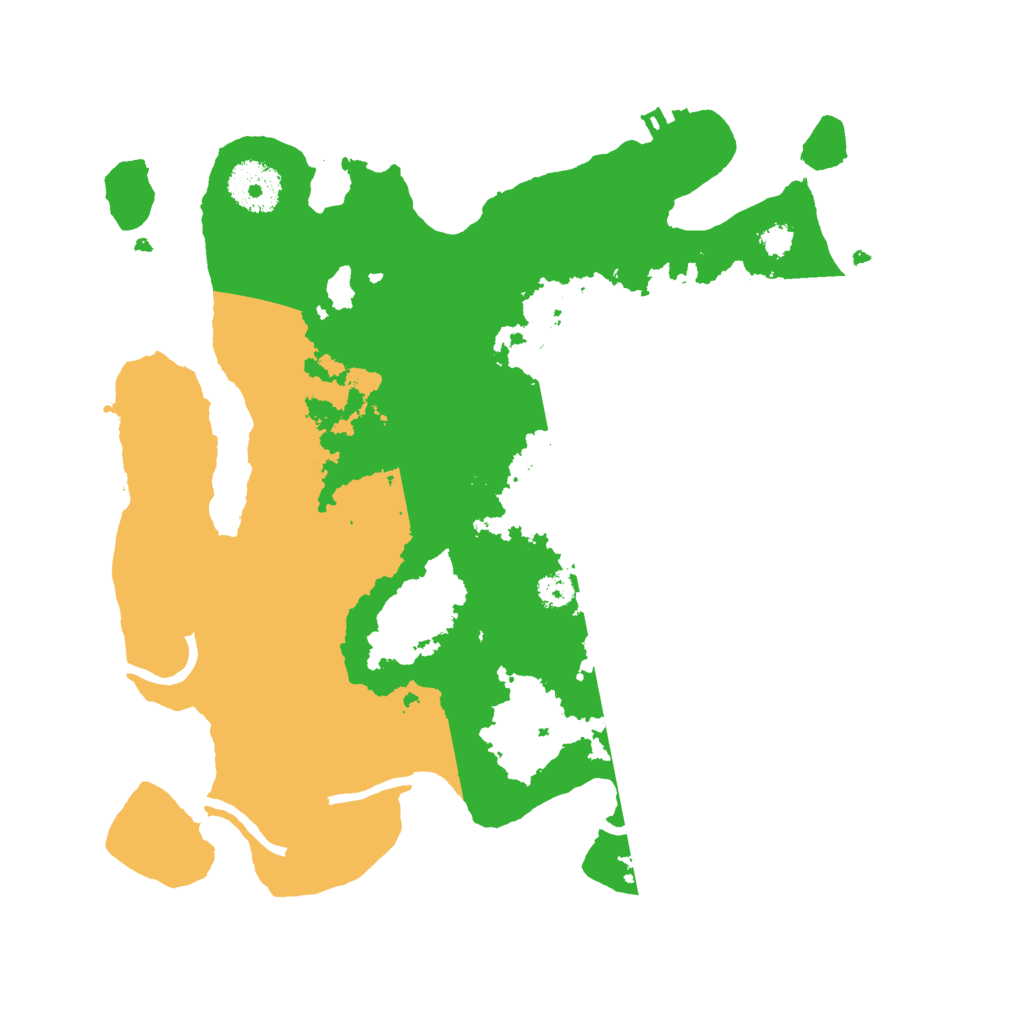 Biome Rust Map: Procedural Map, Size: 3000, Seed: 6416535