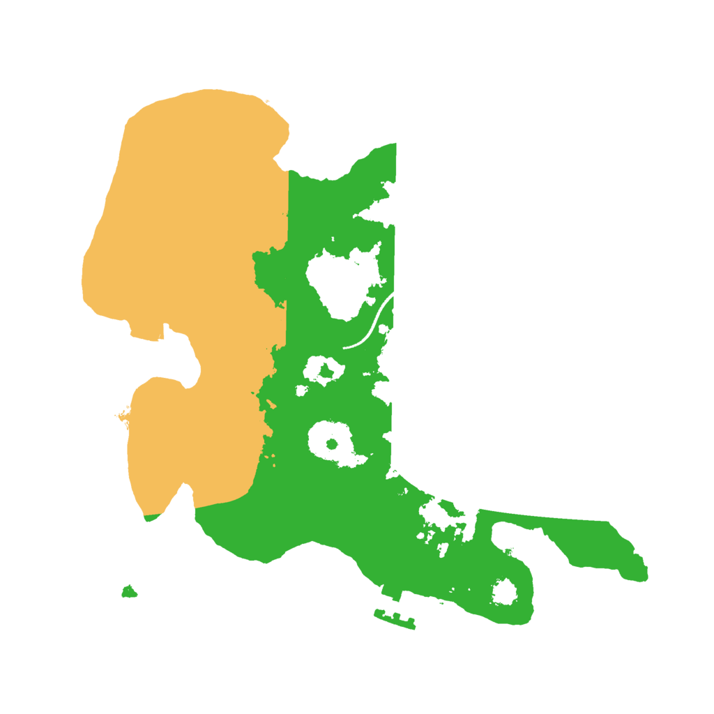 Biome Rust Map: Procedural Map, Size: 2500, Seed: 6102022