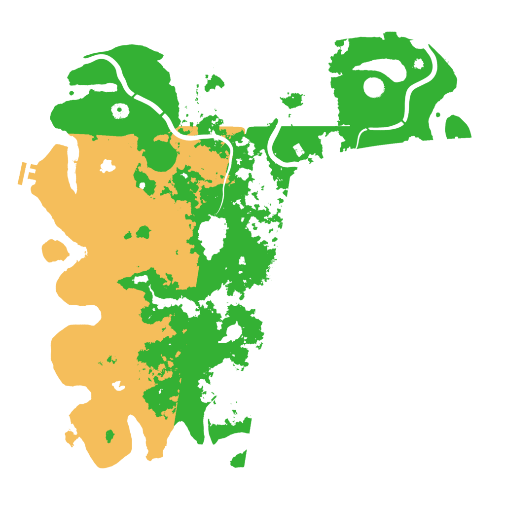 Biome Rust Map: Procedural Map, Size: 4500, Seed: 94245679