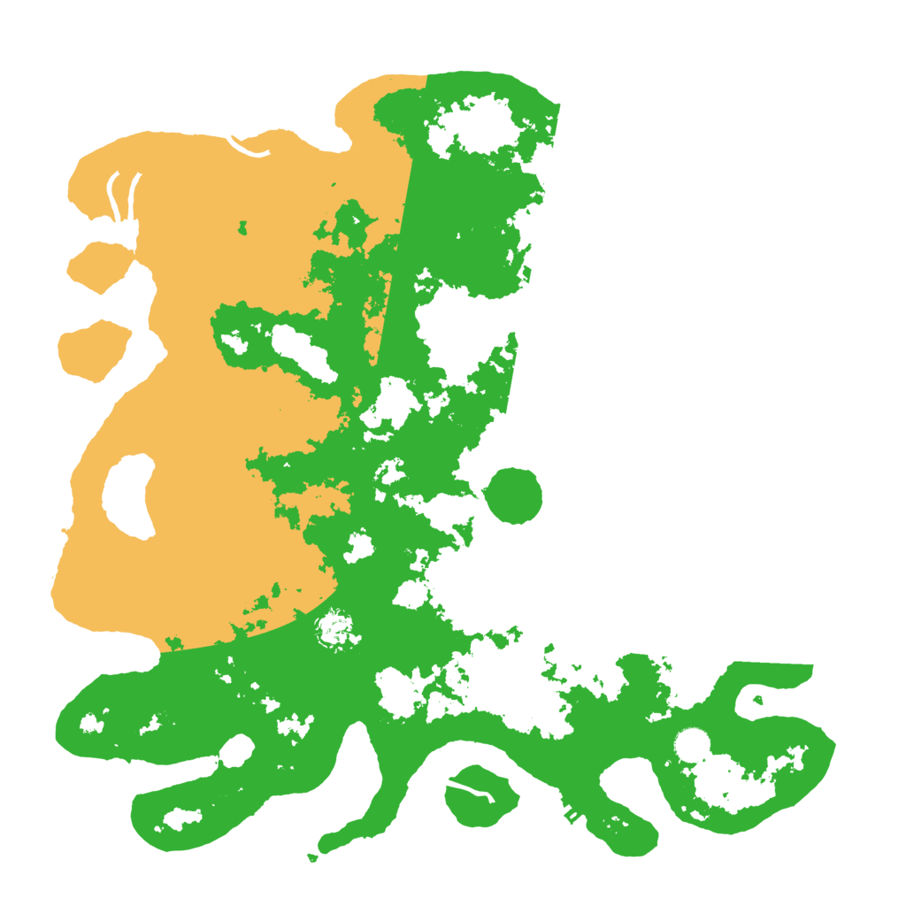 Biome Rust Map: Procedural Map, Size: 4500, Seed: 1244471255
