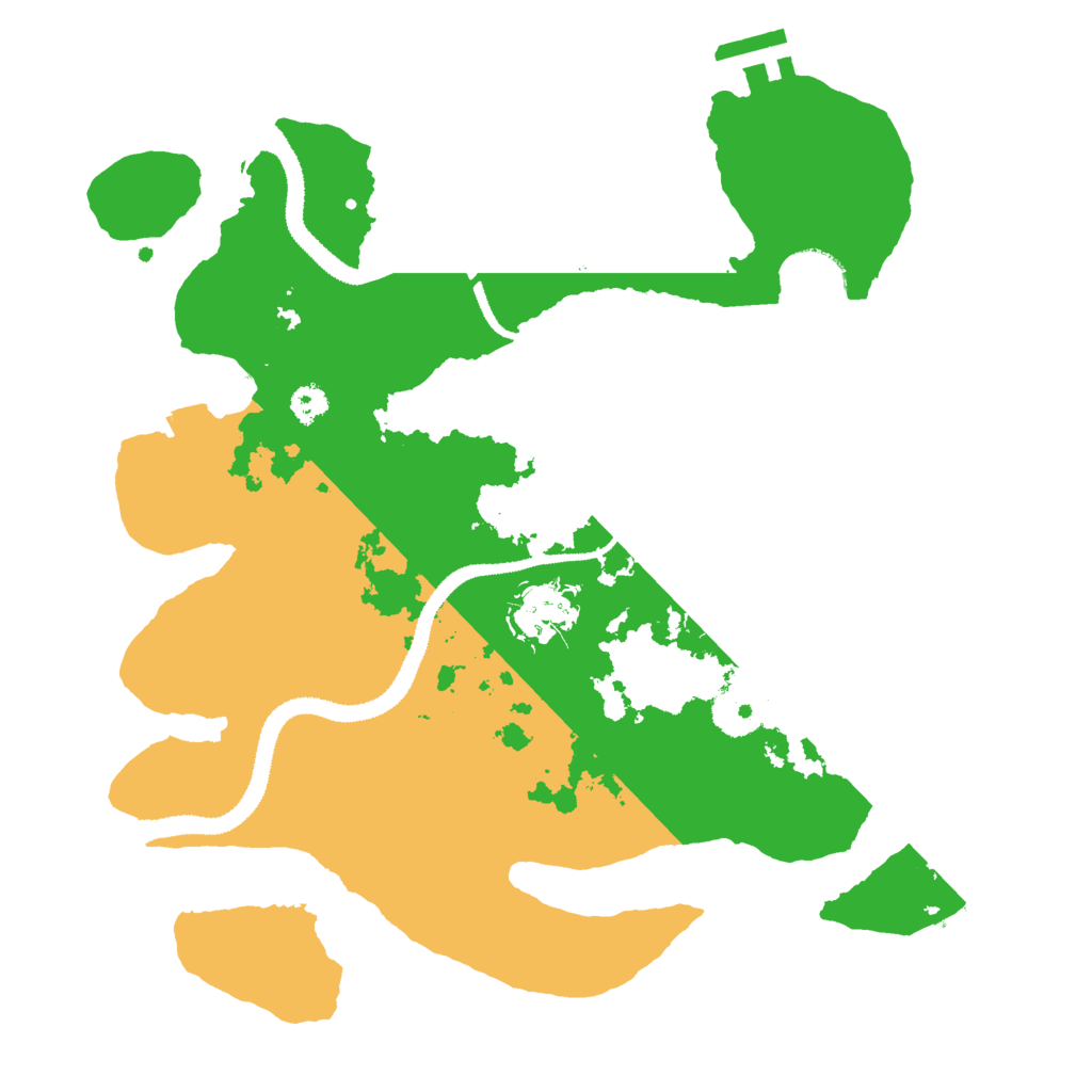 Biome Rust Map: Procedural Map, Size: 3000, Seed: 894422390