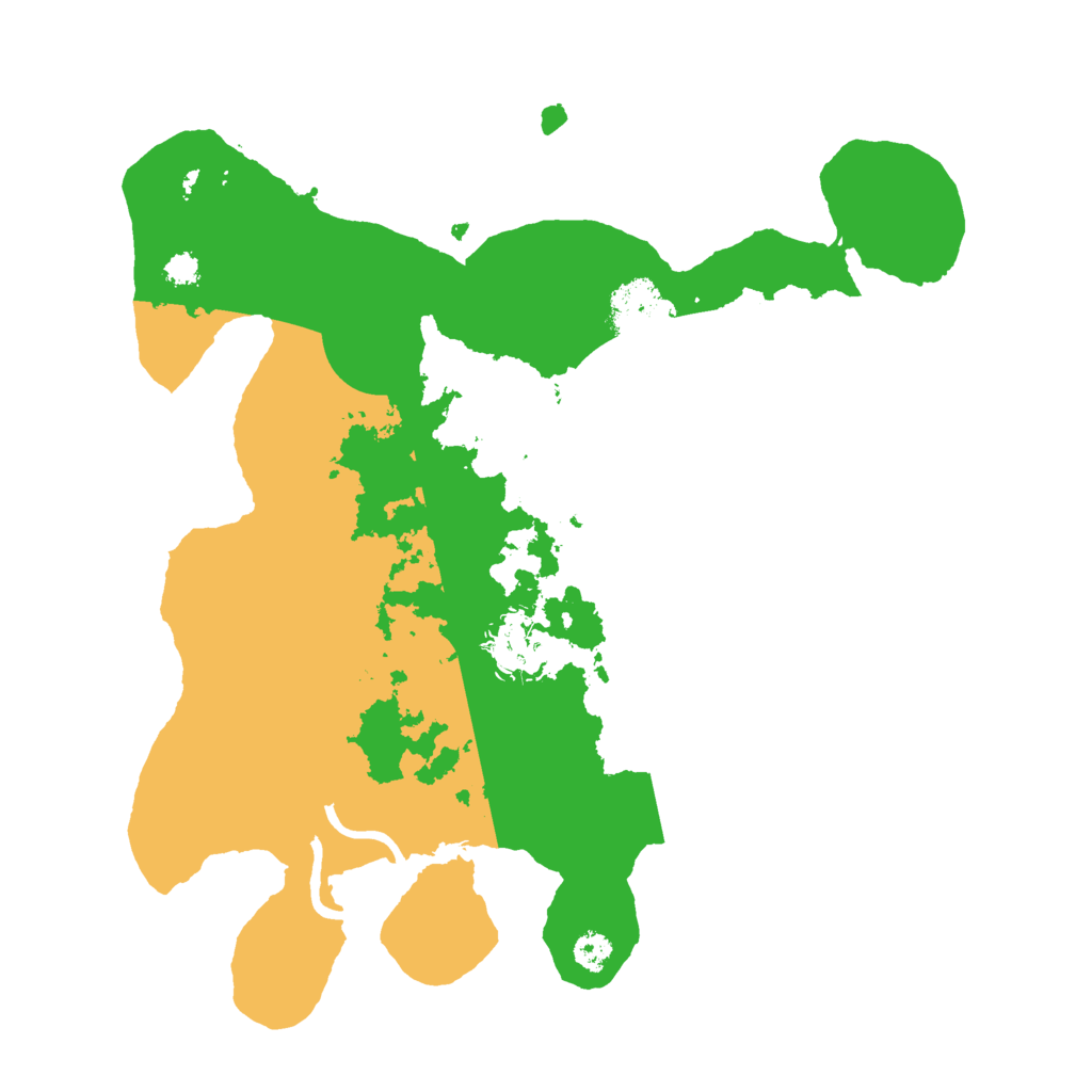 Biome Rust Map: Procedural Map, Size: 3000, Seed: 17666