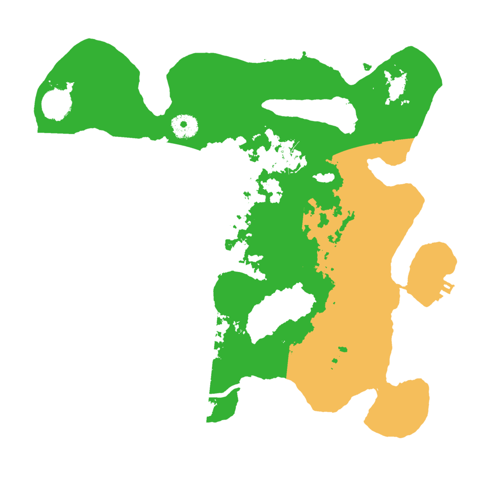 Biome Rust Map: Procedural Map, Size: 3000, Seed: 12093