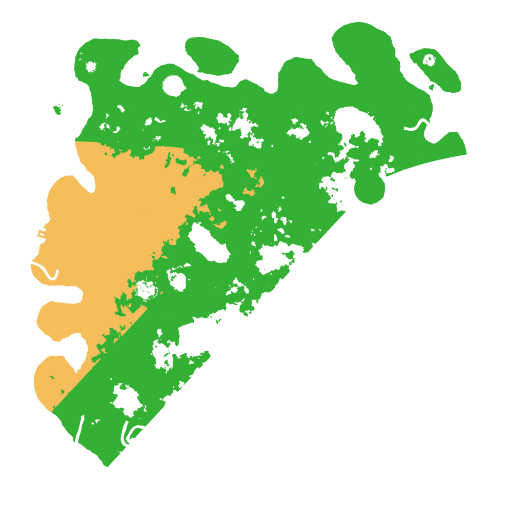 Biome Rust Map: Procedural Map, Size: 4500, Seed: 2137160444