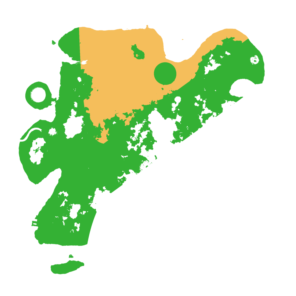 Biome Rust Map: Procedural Map, Size: 3500, Seed: 802772553