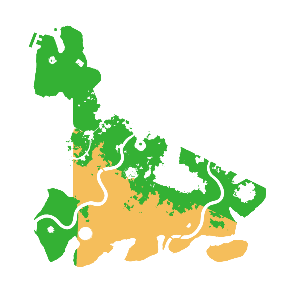 Biome Rust Map: Procedural Map, Size: 3900, Seed: 777