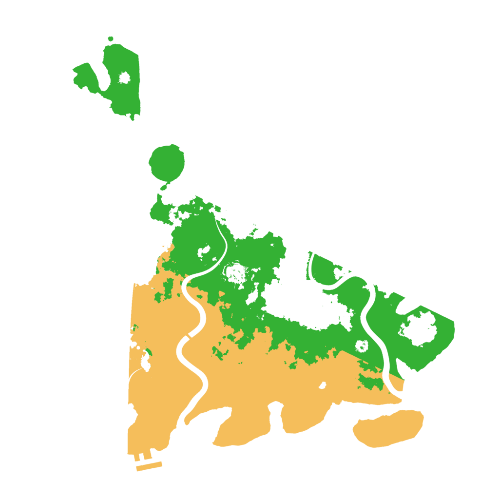 Biome Rust Map: Procedural Map, Size: 3900, Seed: 777