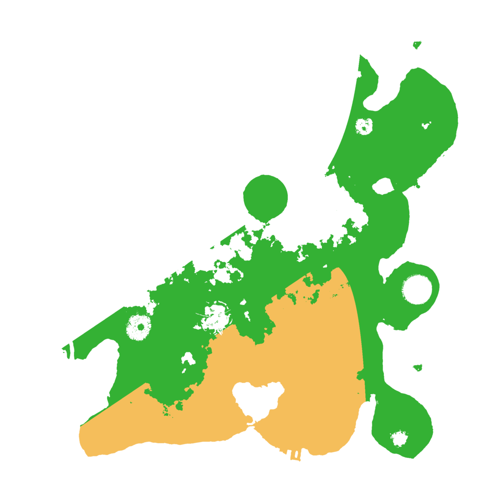 Biome Rust Map: Procedural Map, Size: 3000, Seed: 7687