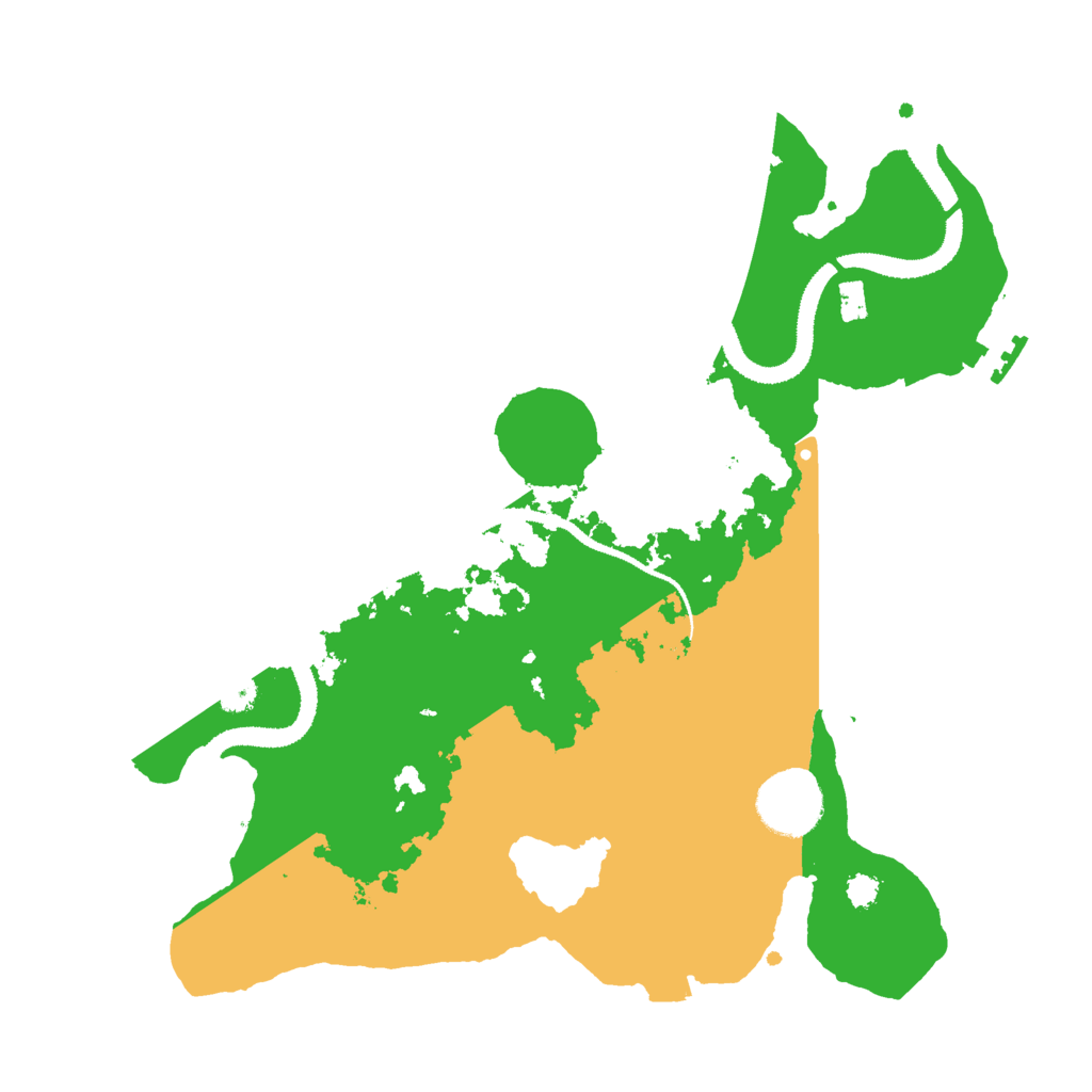 Biome Rust Map: Procedural Map, Size: 3000, Seed: 7687