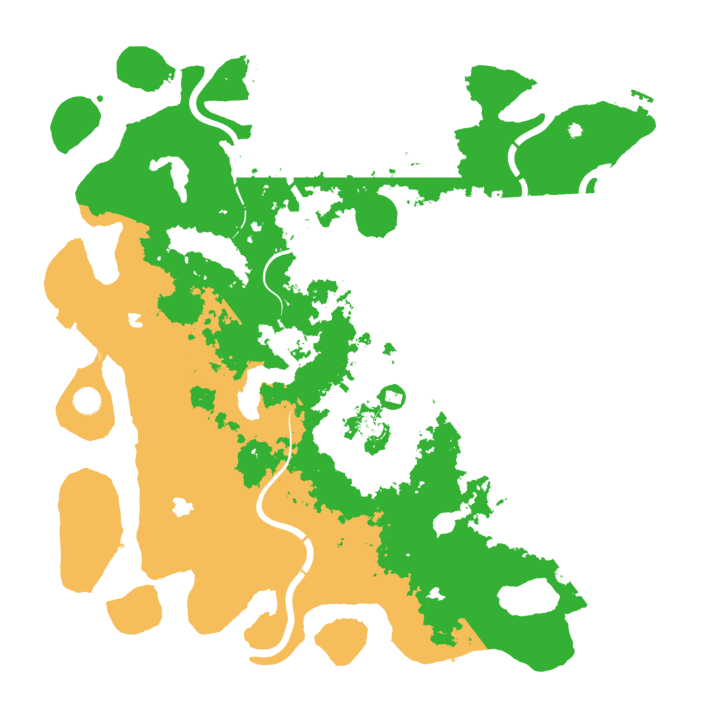 Biome Rust Map: Procedural Map, Size: 4500, Seed: 1924117016