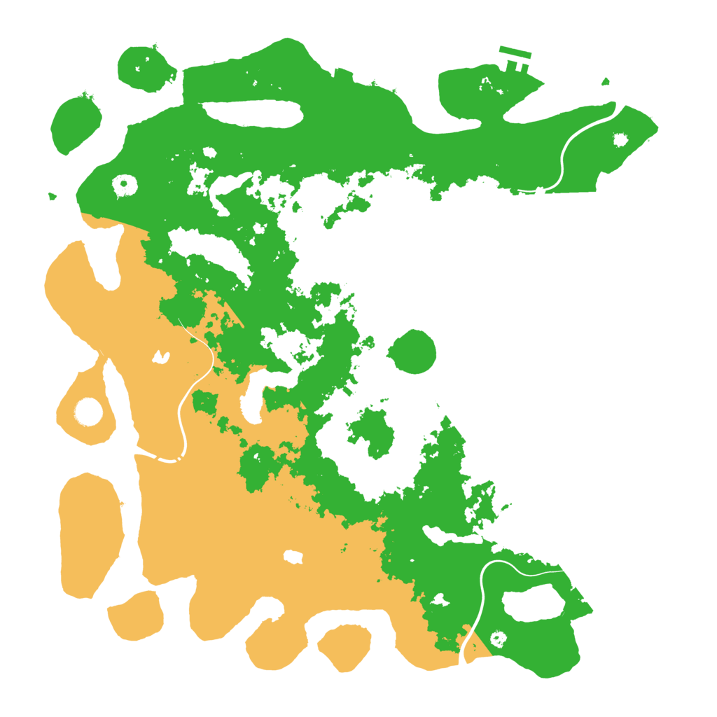 Biome Rust Map: Procedural Map, Size: 4500, Seed: 1924117016