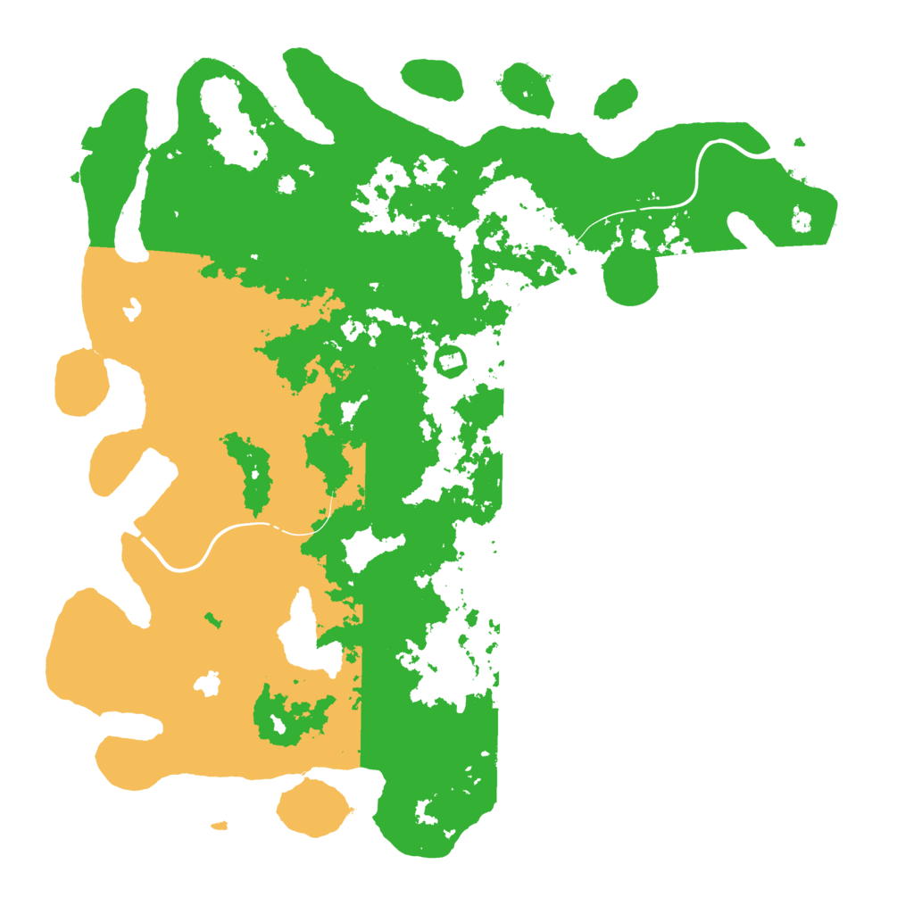 Biome Rust Map: Procedural Map, Size: 4500, Seed: 55771422