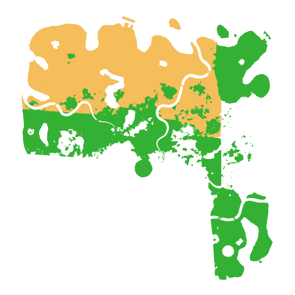 Biome Rust Map: Procedural Map, Size: 4500, Seed: 5125461