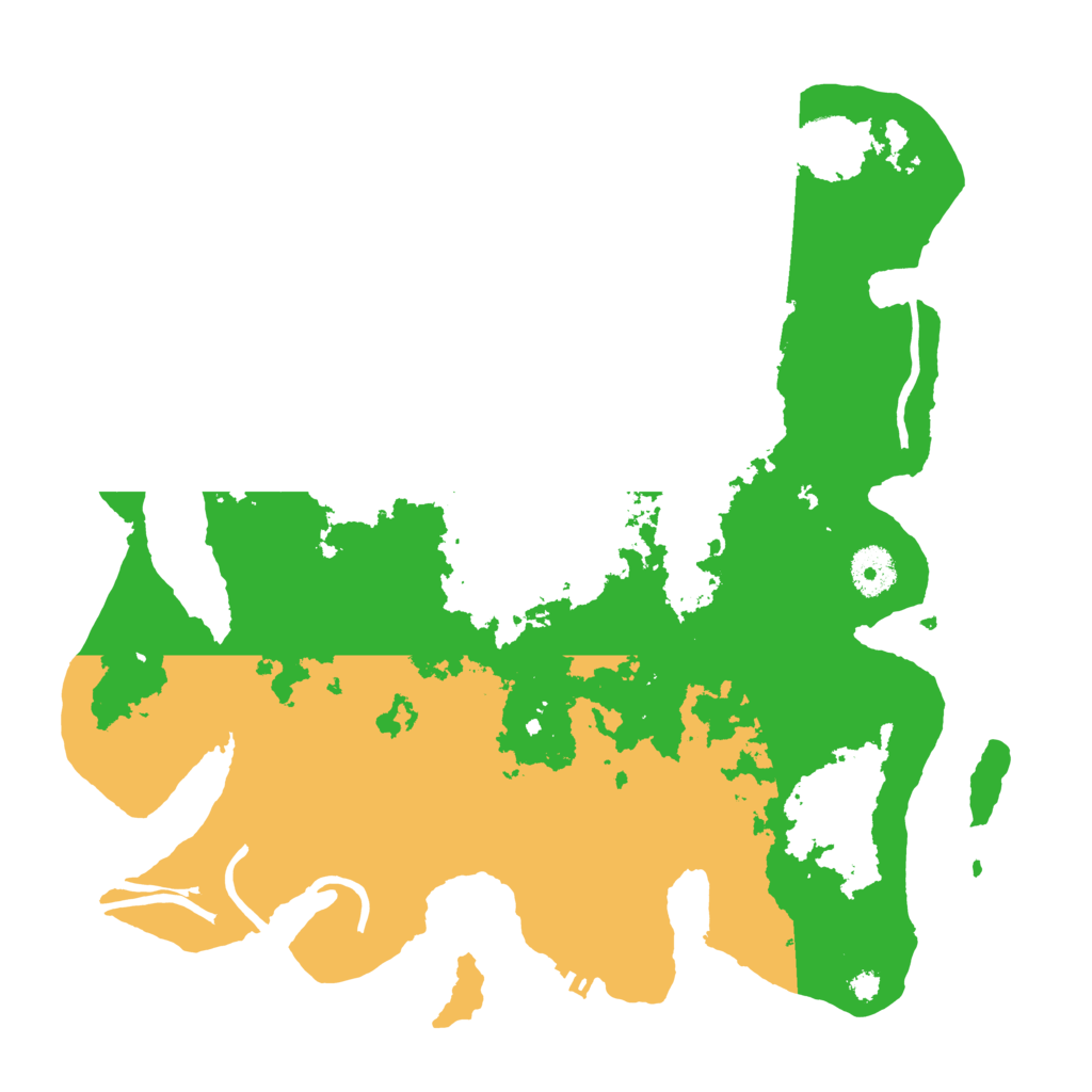 Biome Rust Map: Procedural Map, Size: 3500, Seed: 1140574389