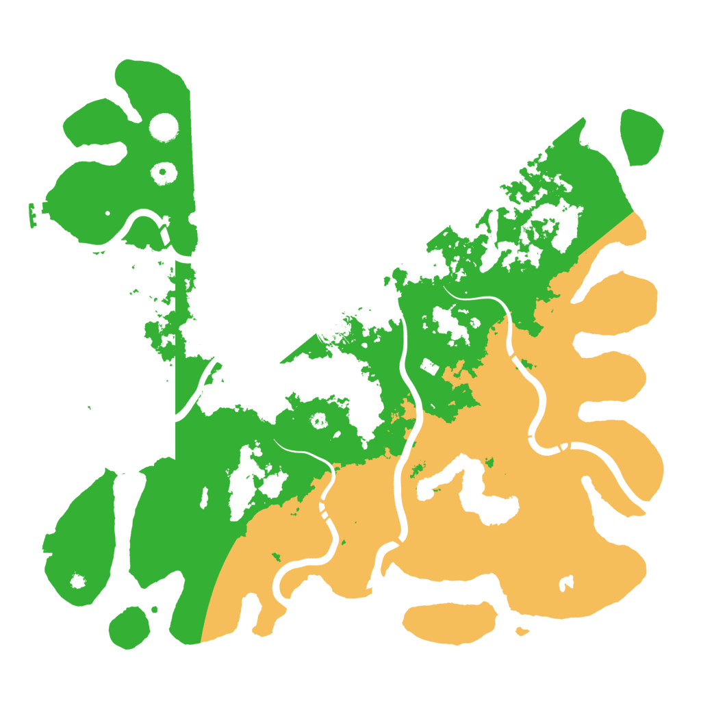 Biome Rust Map: Procedural Map, Size: 4300, Seed: 1211511882