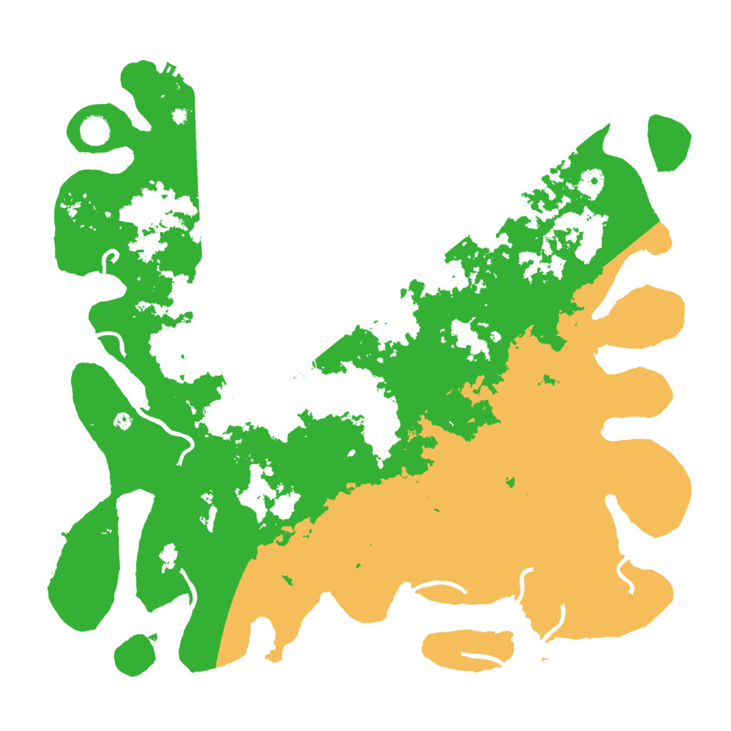 Biome Rust Map: Procedural Map, Size: 4300, Seed: 1211511882