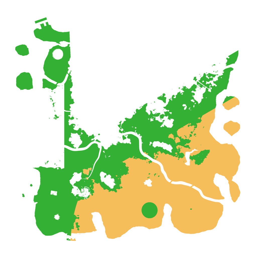 Biome Rust Map: Procedural Map, Size: 4250, Seed: 1244468333
