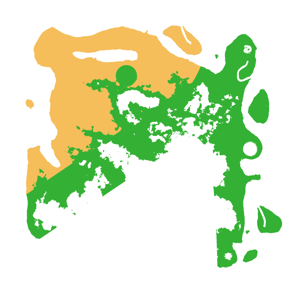 Biome Rust Map: Procedural Map, Size: 3700, Seed: 1890959158