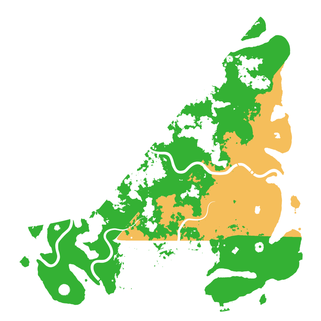 Biome Rust Map: Procedural Map, Size: 5000, Seed: 537831717