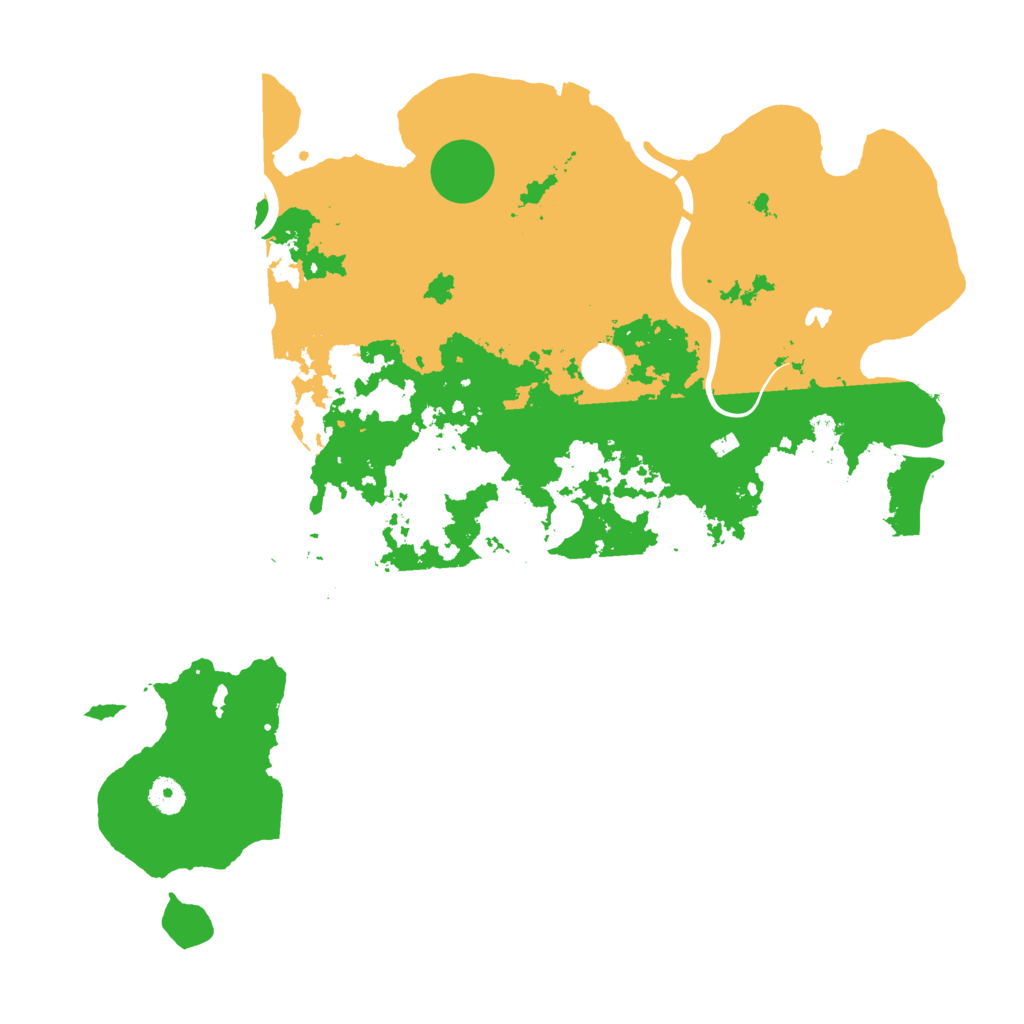 Biome Rust Map: Procedural Map, Size: 4250, Seed: 451220525
