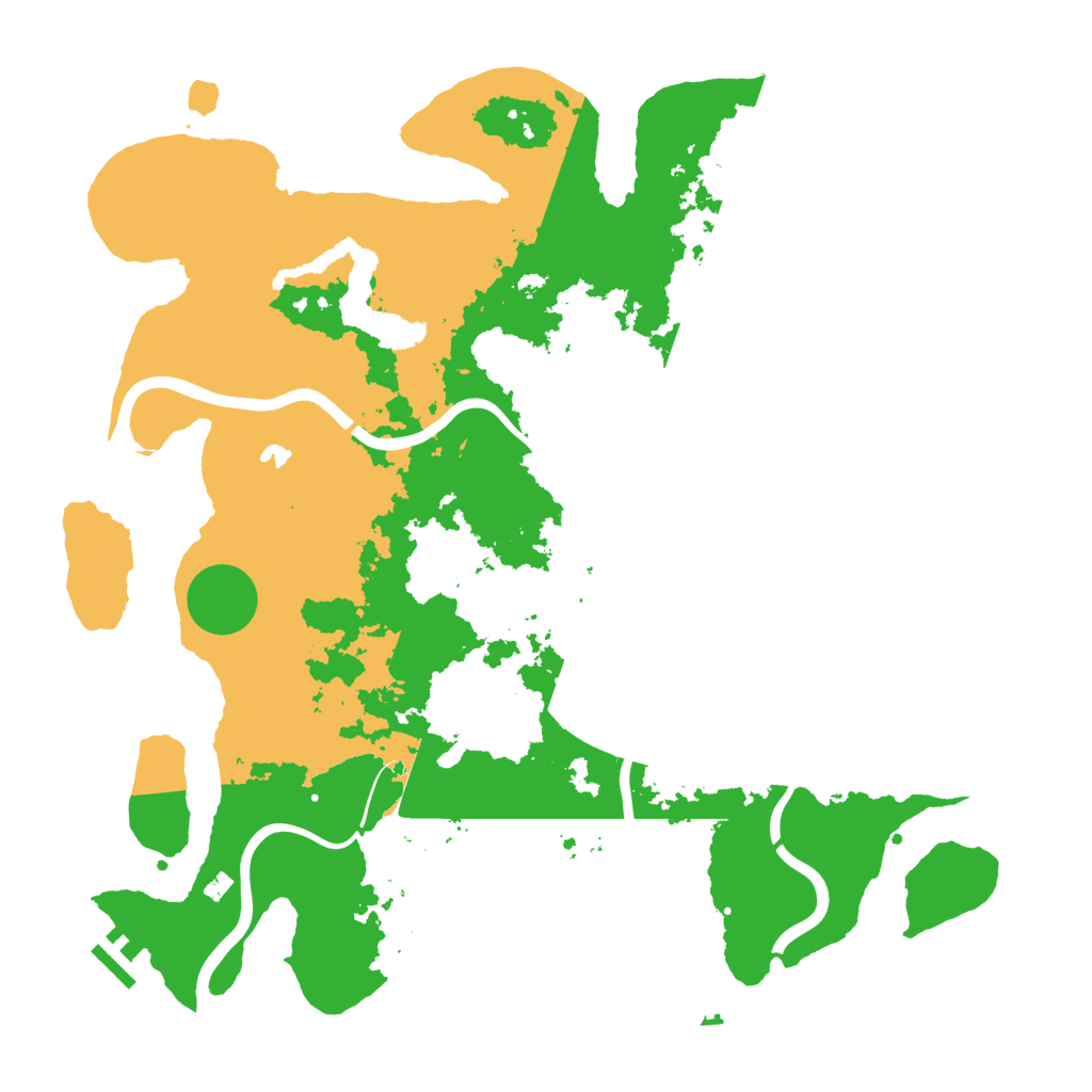 Biome Rust Map: Procedural Map, Size: 4096, Seed: 583482315