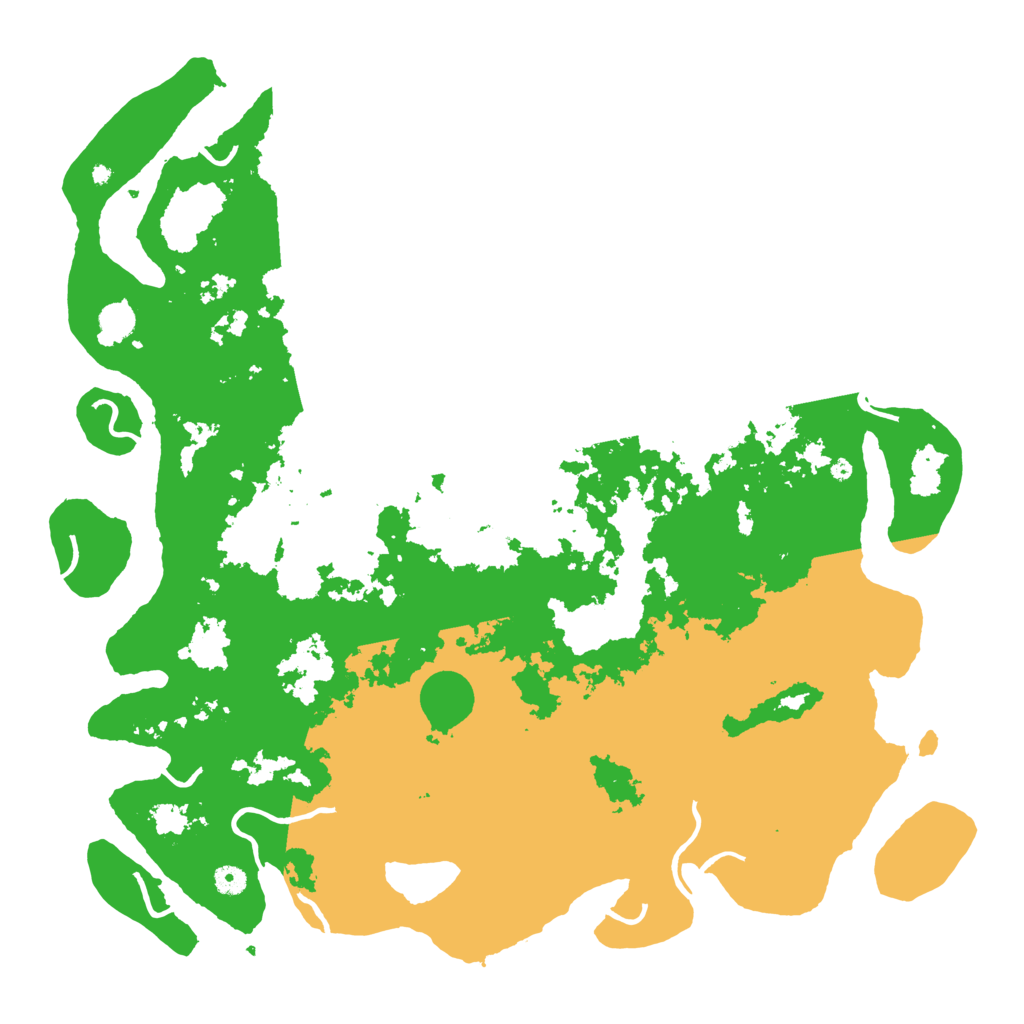 Biome Rust Map: Procedural Map, Size: 5000, Seed: 37758