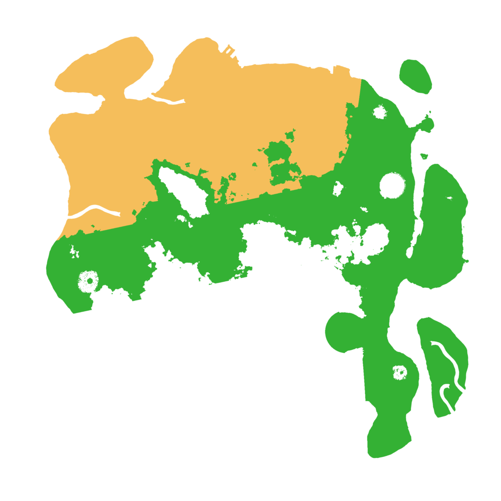 Biome Rust Map: Procedural Map, Size: 3500, Seed: 1589958522