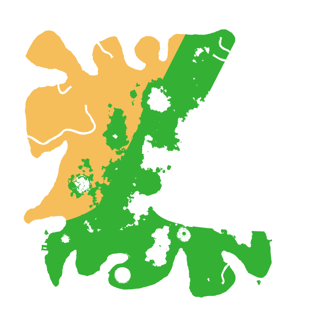 Biome Rust Map: Procedural Map, Size: 3500, Seed: 801516638