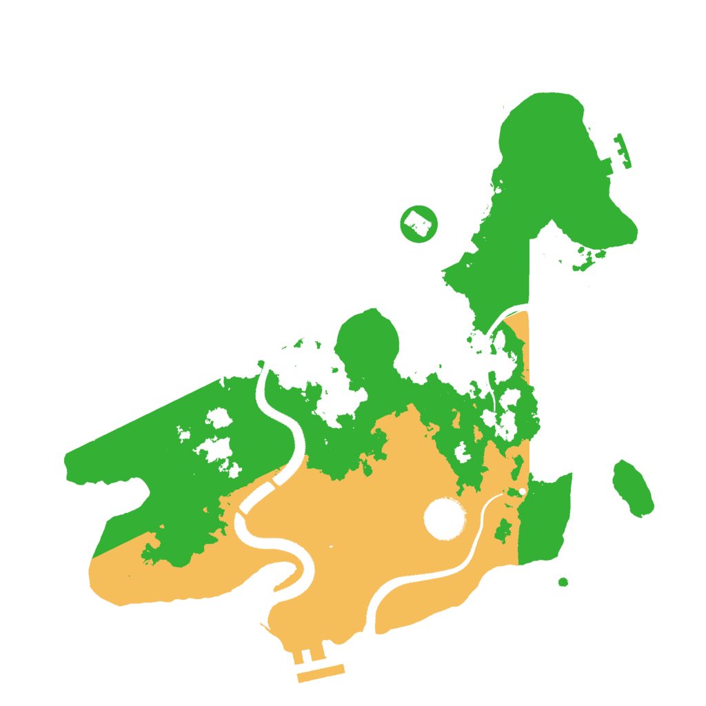 Biome Rust Map: Procedural Map, Size: 3000, Seed: 708148527