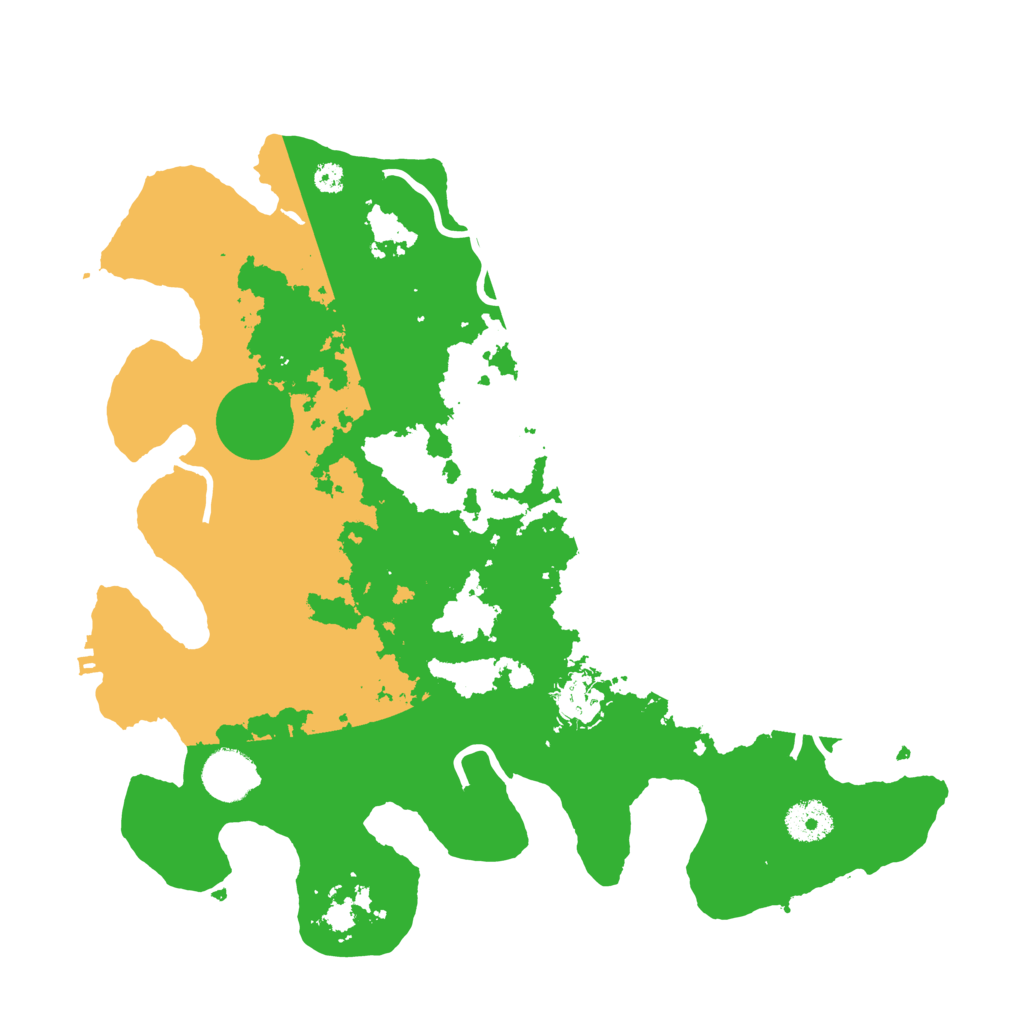 Biome Rust Map: Procedural Map, Size: 3500, Seed: 836233494