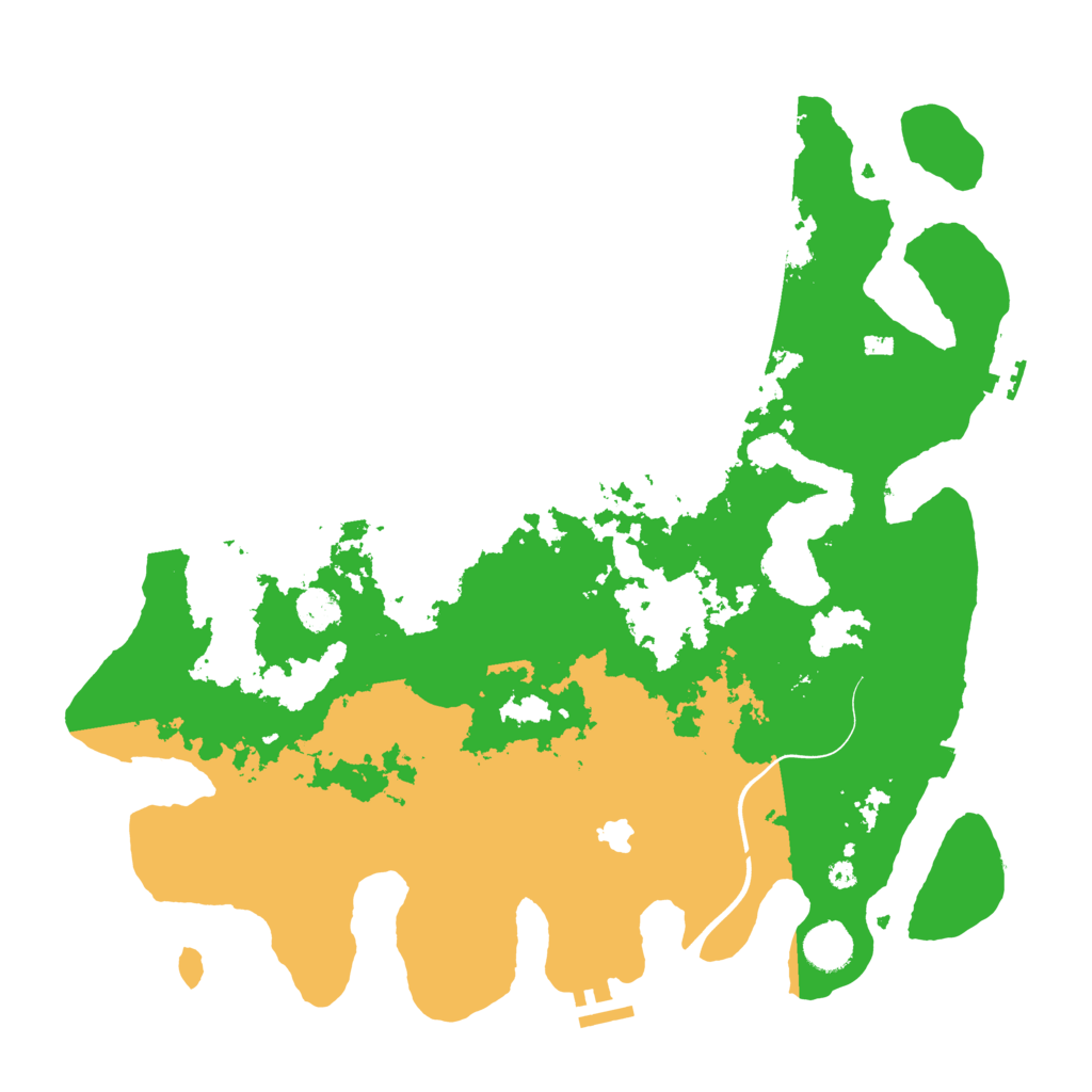 Biome Rust Map: Procedural Map, Size: 4000, Seed: 1861026305
