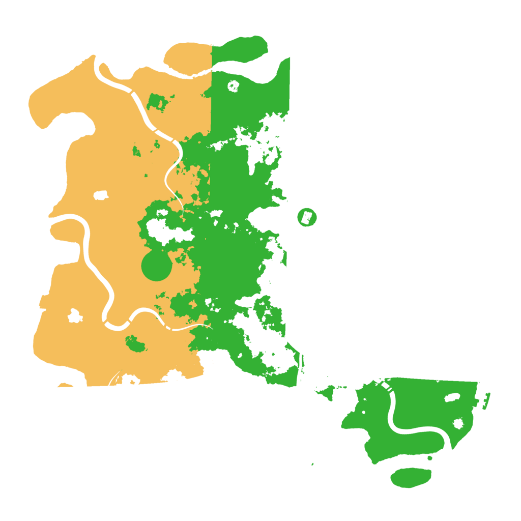 Biome Rust Map: Procedural Map, Size: 4500, Seed: 6102022