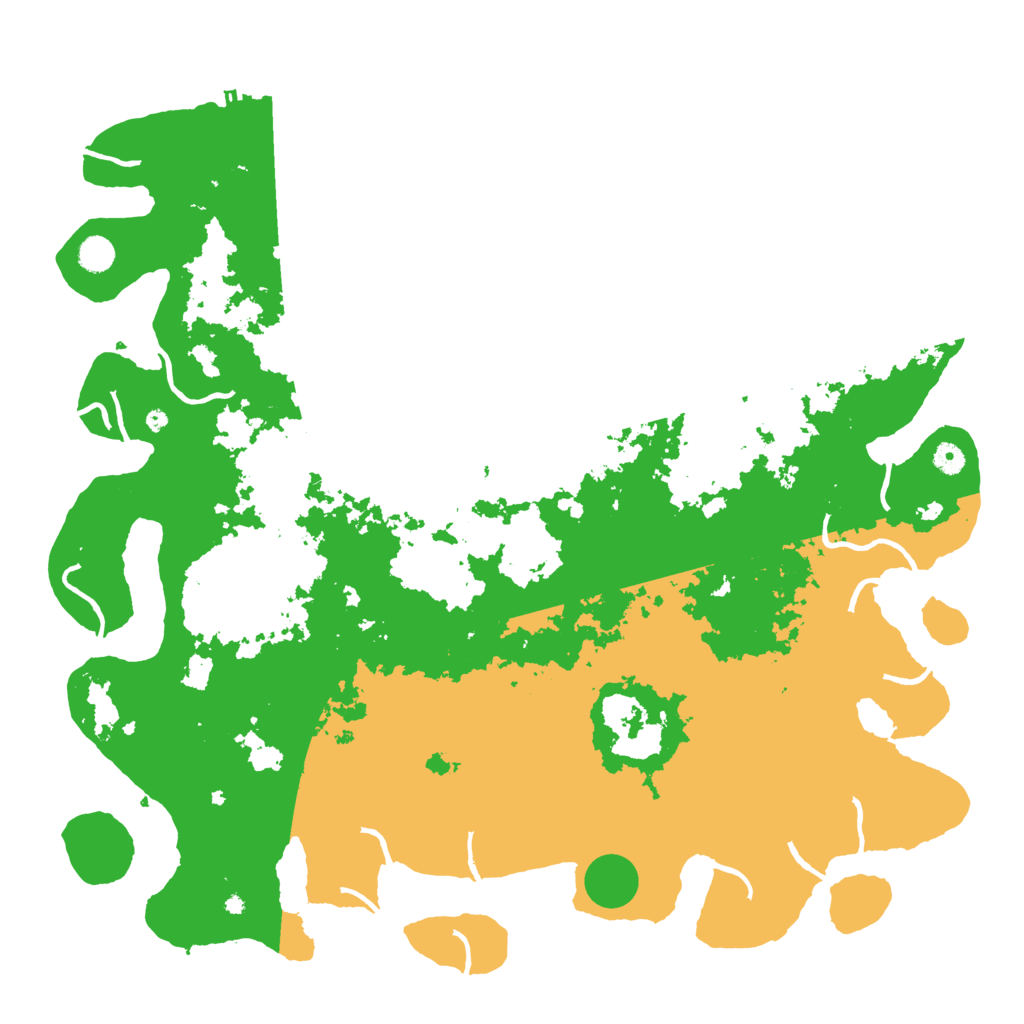 Biome Rust Map: Procedural Map, Size: 5000, Seed: 65786