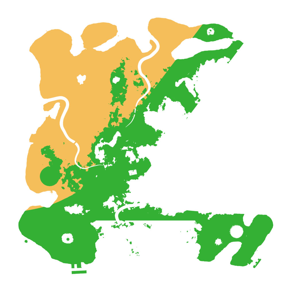 Biome Rust Map: Procedural Map, Size: 4000, Seed: 834827672