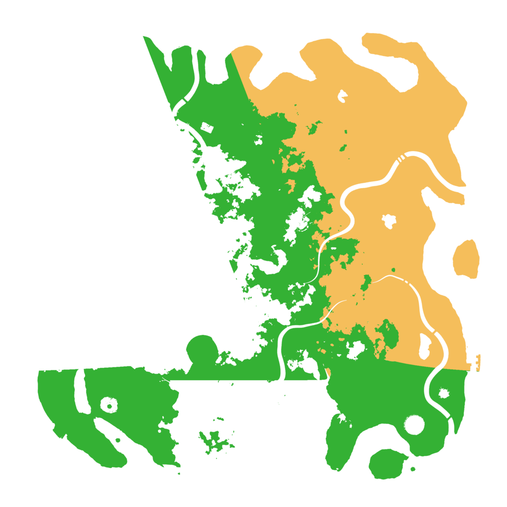 Biome Rust Map: Procedural Map, Size: 4500, Seed: 1061965203
