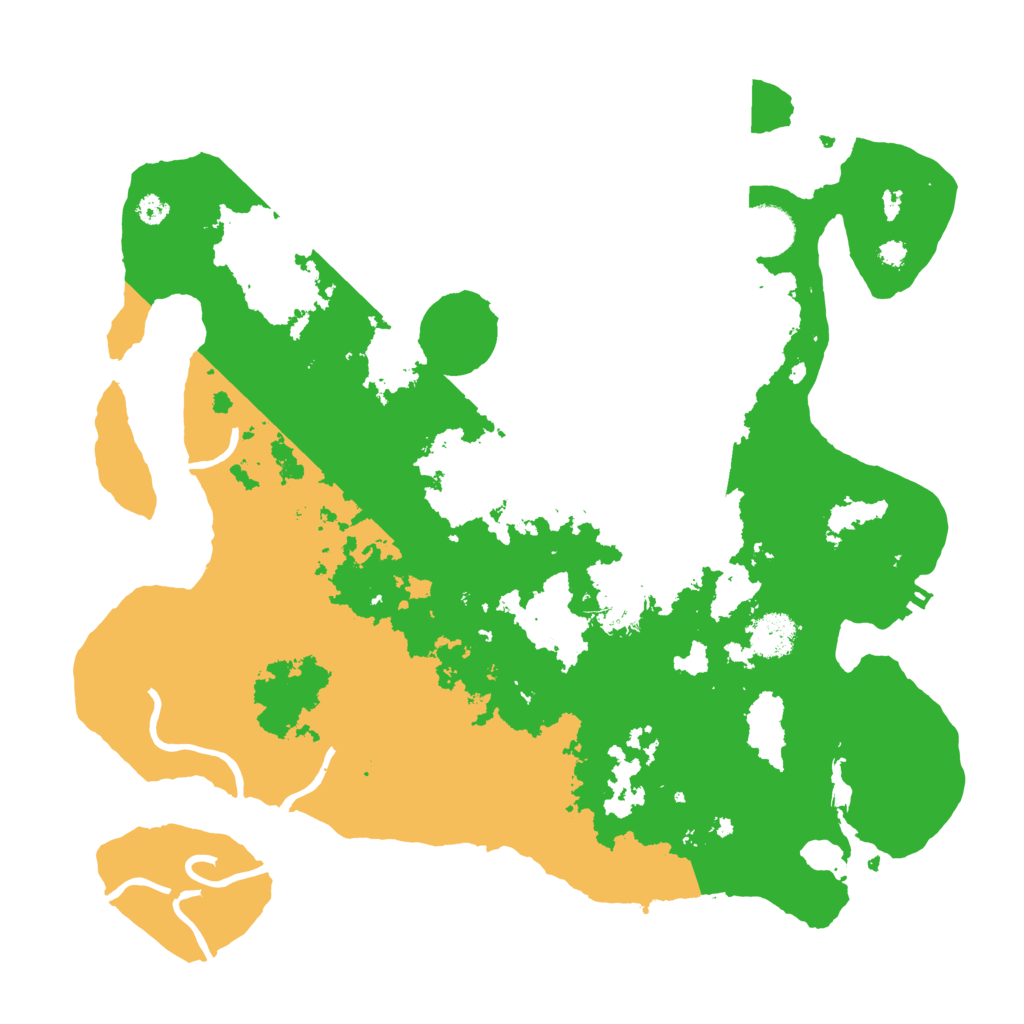 Biome Rust Map: Procedural Map, Size: 3500, Seed: 78786890