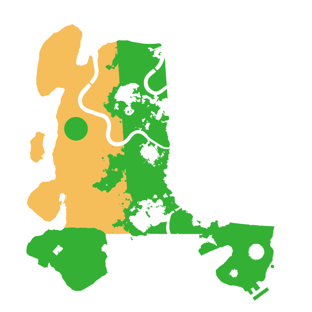 Biome Rust Map: Procedural Map, Size: 3500, Seed: 24703466
