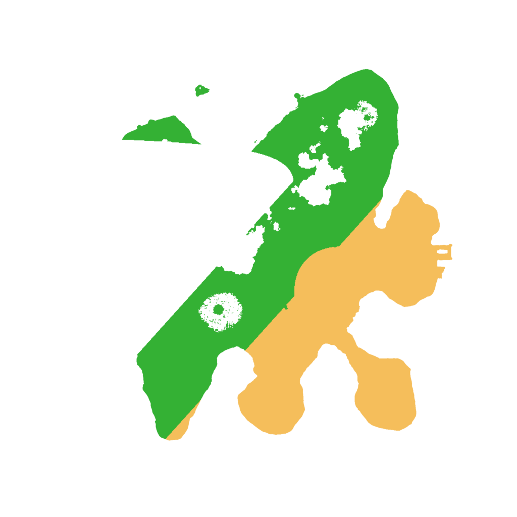 Biome Rust Map: Procedural Map, Size: 2000, Seed: 3486489