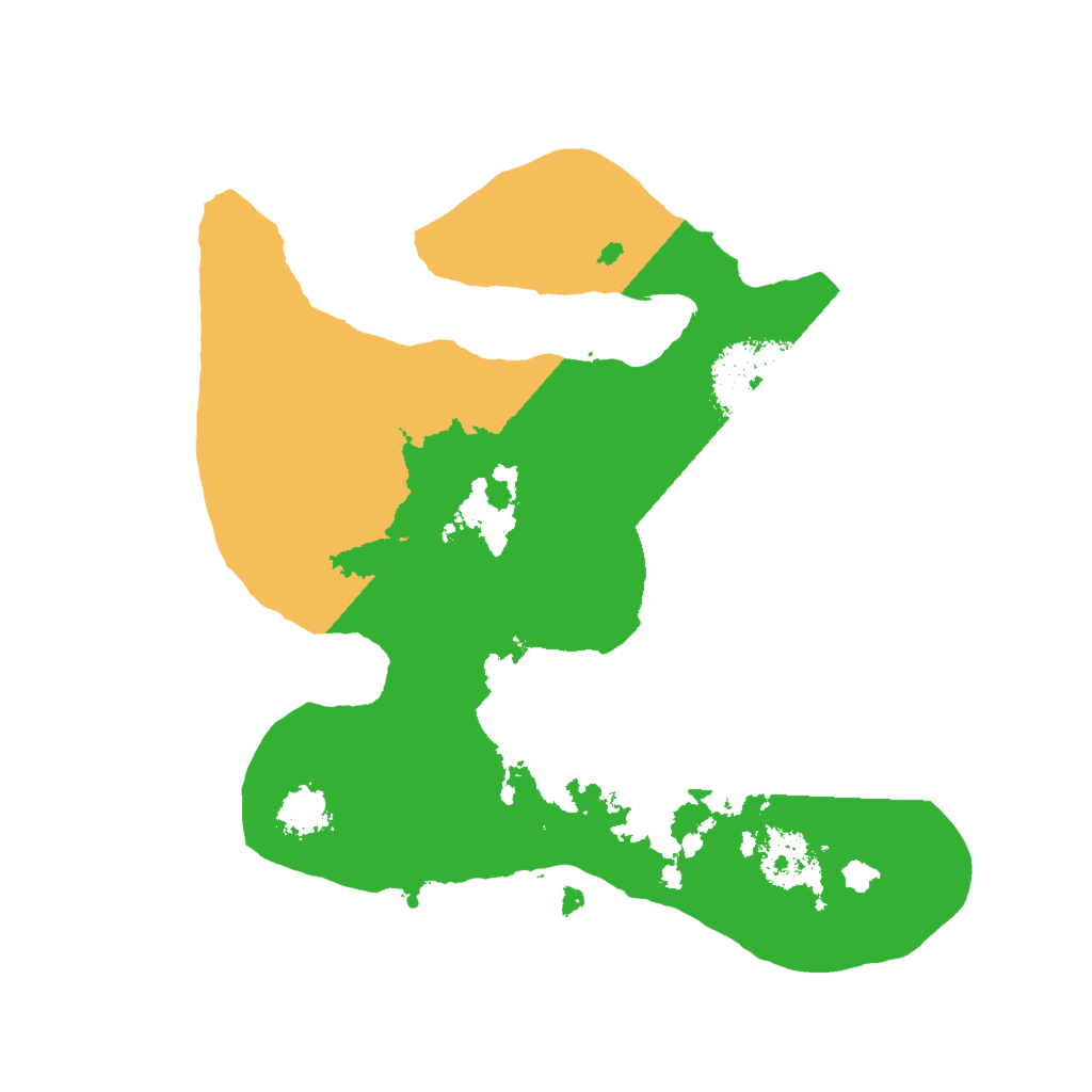 Biome Rust Map: Procedural Map, Size: 2000, Seed: 595541014