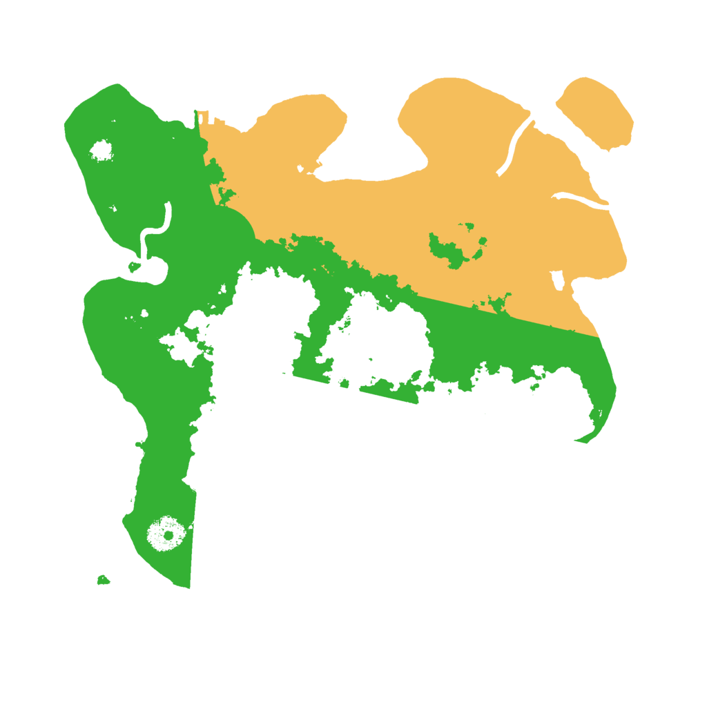 Biome Rust Map: Procedural Map, Size: 3000, Seed: 10437