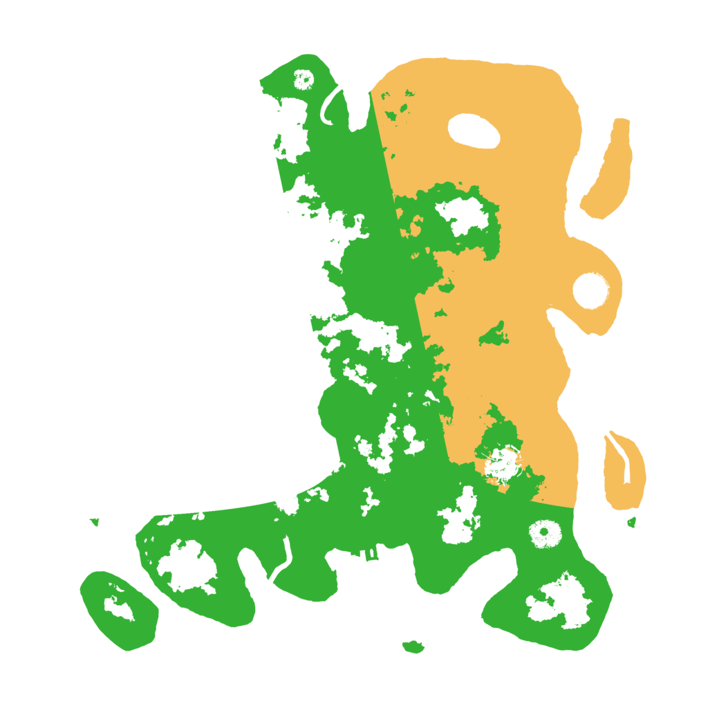 Biome Rust Map: Procedural Map, Size: 3500, Seed: 8569334